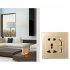 1080P HD Wifi Video Camera Socket Motion Detection Camcorder Wall Plug Dock Cam Audio Recorder White