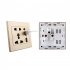 1080P HD Wifi Video Camera Socket Motion Detection Camcorder Wall Plug Dock Cam Audio Recorder White