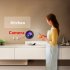 1080P HD Wifi Video Camera Socket Motion Detection Camcorder Wall Plug Dock Cam Audio Recorder White