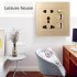 1080P HD Wifi Video Camera Socket Motion Detection Camcorder Wall Plug Dock Cam Audio Recorder White