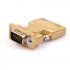 1080P HDMI Female to VGA Male Converter Adapter with 3 5mm Audio Cable  HDMI Connector Golden