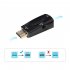 1080P HDMI to VGA Converter Adapter   3 5 mm Audio Video Jack full HD PC Laptop Black