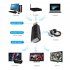 1080P HDMI to VGA Converter Adapter   3 5 mm Audio Video Jack full HD PC Laptop Black