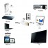 1080P HDMI to VGA Converter Adapter   3 5 mm Audio Video Jack full HD PC Laptop Black