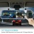 1080P High Definition Car Dvr Front Rear Dual Dash Cam 10 Inch Touch Screen Video Recorder Loop Recording G Sensor Black