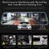 1080P High Definition Car Dvr Front Rear Dual Dash Cam 10 Inch Touch Screen Video Recorder Loop Recording G Sensor Black