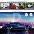 1080P High Definition Car Dvr Front Rear Dual Dash Cam 10 Inch Touch Screen Video Recorder Loop Recording G Sensor Black