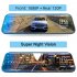 1080P High Definition Car Dvr Front Rear Dual Dash Cam 10 Inch Touch Screen Video Recorder Loop Recording G Sensor Black