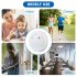 1080P Mini Camera Smoke Detector Cam Motion Detection Loop Recording RC Camcorder Direct Smoke Recording White