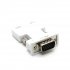 1080P VGA Male to HDMI Female HDTV with 3 5mm Audio USB Plug Cable Adapter  white