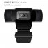 1080P Video Camera Auto Focus HD Webcam Noise Canceling Microphone Web Conference Camera for Laptop Computer Black