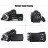 1080P Video Camera Full HD 16X Digital Zoom Recording Camcorder with Night Vision V12