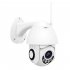 1080P Wifi IP Camera Outdoor Two Way Audio PTZ 5X Optical Zoom Night Vision Wireless Security Dome Camera