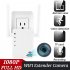 1080P Wireless Security Indoor Camera with Motion Detection Tf Card Storage for iOS Android Phone US Plug