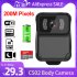 1080p 200m Pixels Full Hd Wifi  Camera  Mp4 Format Dv Action Cam Law Enforcement Recorder  900mah Video Night Vision 256g Black blue edge