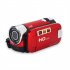 1080p Full HD 16MP DV Camcorder Digital Video Camera 270 degree Rotation Screen 16x Night Digital Zoom Red EU Plug