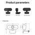 1080p Full Hd Webcam Built in Microphone Usb Plug Web Cam for Mac Laptop Youtube Xbox Skype PC Computer Black