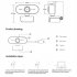 1080p Full Hd Webcam Built in Microphone Usb Plug Web Cam for Mac Laptop Youtube Xbox Skype PC Computer Black