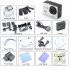 1080p HD Sport Camera has a 5 0 Megapixels CMOS Sensor  a 2 Inch LCD Screen  a 140 Degree Lens Angle and a 30 Meter Waterproof Range