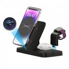 1080p HD Wifi Mini Camera Wireless Charger Stand Night Vision Camcorder