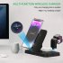 1080p HD Wifi Mini Camera Wireless Charger Stand Multi functional Motion Detection Night Vision Camcorder Black