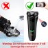 1080p Hd Wifi Camera Mini Camera Wireless P2p Audio Recorder Dvr Electric Shaver Surveillance Cam 4k Ip Home Camcorder black