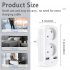 1080p Hd Wifi Mini Camera Usb Adapter Plug Cameras Motion Detection Home Security Nanny Camcorder Eu Plug EU Plug