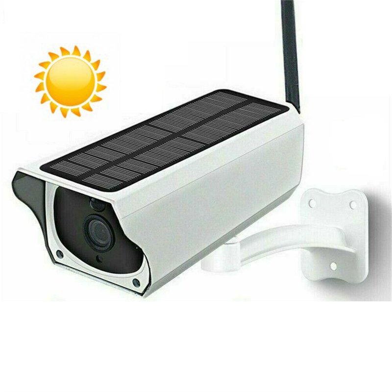 1080P IP Camera Solar Powered Wifi Night Vision 32GB Card Wireless Camera