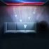 1080p Simple Portable Metal Anti light Projector Screen 16 9 Hd Foldable Home Movie Projection Curtain 84 inches  186x105CM 
