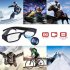 1080p Wifi Camera Glasses Mobile Monitoring Outdoor Cycling Dvr Video Recorder Compatible For Android ios Black WiFi Glasses