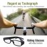 1080p Wifi Camera Glasses Mobile Monitoring Outdoor Cycling Dvr Video Recorder Compatible For Android ios Black WiFi Glasses