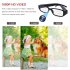 1080p Wifi Camera Glasses Mobile Monitoring Outdoor Cycling Dvr Video Recorder Compatible For Android ios Black WiFi Glasses