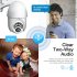 1080p Wireless Wifi Camera Outdoor Cctv Full Hd Ptz Smart Motion Detection Home Security Infrared Camera 1080P English UK plug