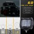108W 4 Rows LED Work Light Bar for Offroad Off road Truck  6000K white 2pcs set