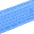 109 key Usb Silicone Soft Keyboard Waterproof Wire Control Portable Flexible Foldable Keyboard Compatible For Windows Vista black