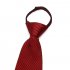 10CM Men Business Style Simple Lazy Zipper Tie black