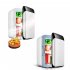 10L Portable Mini Fridge For Car And Home Use  Semiconductor Refrigerator Cooler And Warmer With Back Heat Dissipation Grille  For Foods  Drink  Breast Milk Sto
