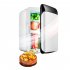 10L Portable Mini Fridge For Car And Home Use  Semiconductor Refrigerator Cooler And Warmer With Back Heat Dissipation Grille  For Foods  Drink  Breast Milk Sto