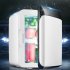 10L Portable Mini Fridge For Car And Home Use  Semiconductor Refrigerator Cooler And Warmer With Back Heat Dissipation Grille  For Foods  Drink  Breast Milk Sto