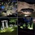 10LED RGB Solar Spotlight Waterproof Outdoor Garden Courtyard Wall Lamp Light Control Ground Lights