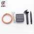 10M 100LED Outdoor Solar Powered Copper Wire String Light Night Lamp with Ground Pin Rod  Yard Garden Decoration purple light double function copper wire colour
