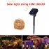 10M 100LED Outdoor Solar Powered Copper Wire String Light Night Lamp with Ground Pin Rod  Yard Garden Decoration blue light double function copper wire colour