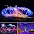 10M 100LED Waterproof Solar powered Pipe String Lights Garden Yard Home Party Decoration Colorful