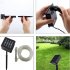 10M 100LED Waterproof Solar powered Pipe String Lights Garden Yard Home Party Decoration Warm White