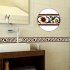 10M Self Adhesive Skirting Line Wall Sticker PVC Art Mural Wall Decoration for Living Room Kitchen Bathroom