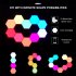 10PCS LED DIY Assembly APP Control Night Light Wall Lamp for Home Decor USB interface