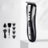 10PCS Multifunctional Hair Trimmer Electric Clipper Nose Beard Shaver Machine with Rachargable Battery US Plug