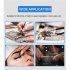 10PCS Precision Tweezers Set  Stainless Steel Tweezer Maintenance Tool  Anti Static Tweezers For Eyelash Maintenance Tool  Electronics  Jewelry making Laborator