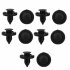 10Pc Plastic Trim Clip Fastener 8mm Bumpers Grills Side Skirts for Nissan