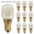 10Pcs 15W 25W E14 220V 300 Degree High Temperature Resistant Microwave Oven Bulb Gold